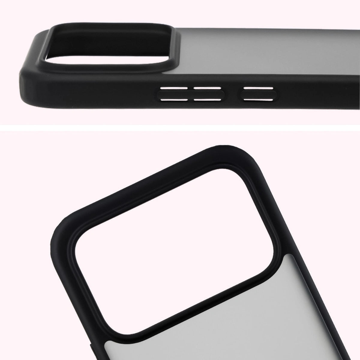 Schutzhülle + gehärtetem Glas für Xiaomi POCO F8 Ultra, Bizon Angelo Pack, Getönte mit schwarzem Rahmen