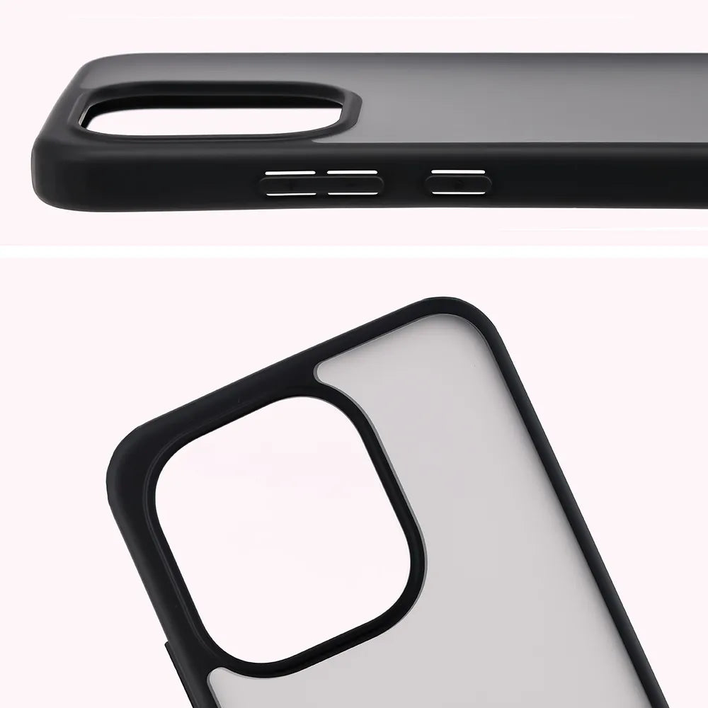 Schutzhülle + gehärtetem Glas für Xiaomi Redmi Note 17 4G/5G, Bizon Angelo Pack, Getönte mit schwarzem Rahmen (4/7)