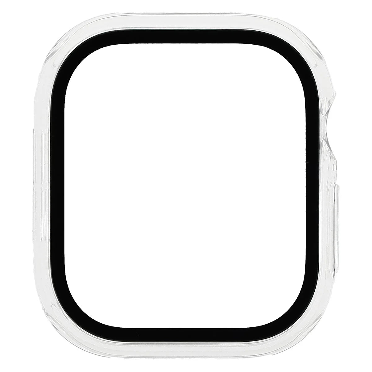 Schutzhülle mit Glas für Apple Watch Series 12 46mm, Bizon Case Watch Adamo, Transparent (8/8)