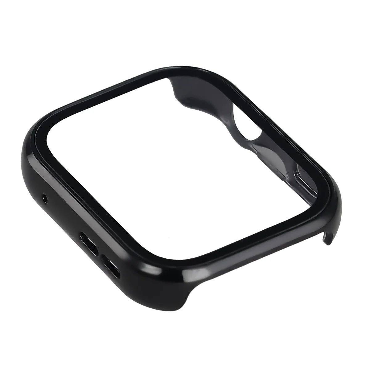 Schutzhülle mit Glas für Huawei Watch Fit 5, Bizon Case Watch Adamo, Schwarz