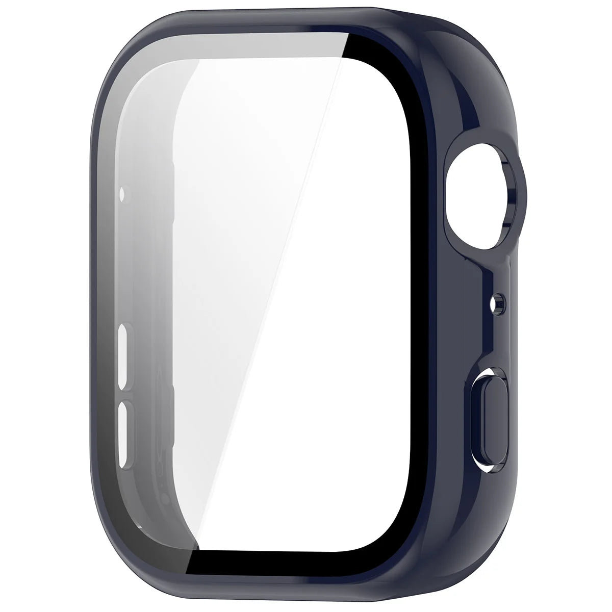 Schutzhülle mit Glas für Huawei Watch Fit 5, Bizon Case Watch Adamo, Blau