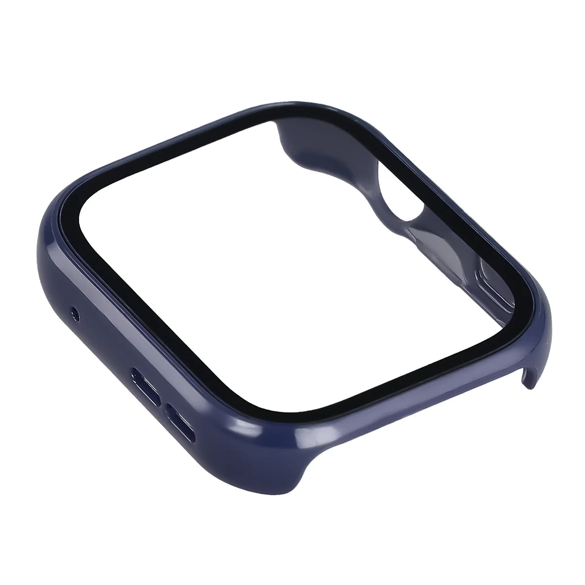 Schutzhülle mit Glas für Huawei Watch Fit 5, Bizon Case Watch Adamo, Blau