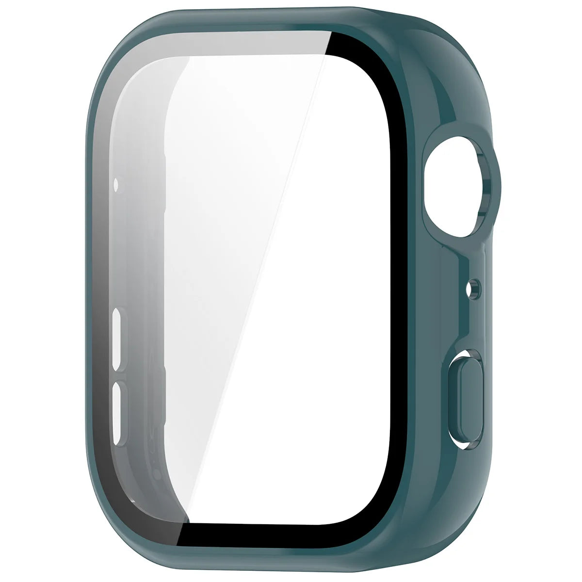 Schutzhülle mit Glas für Huawei Watch Fit 5, Bizon Case Watch Adamo, Grün