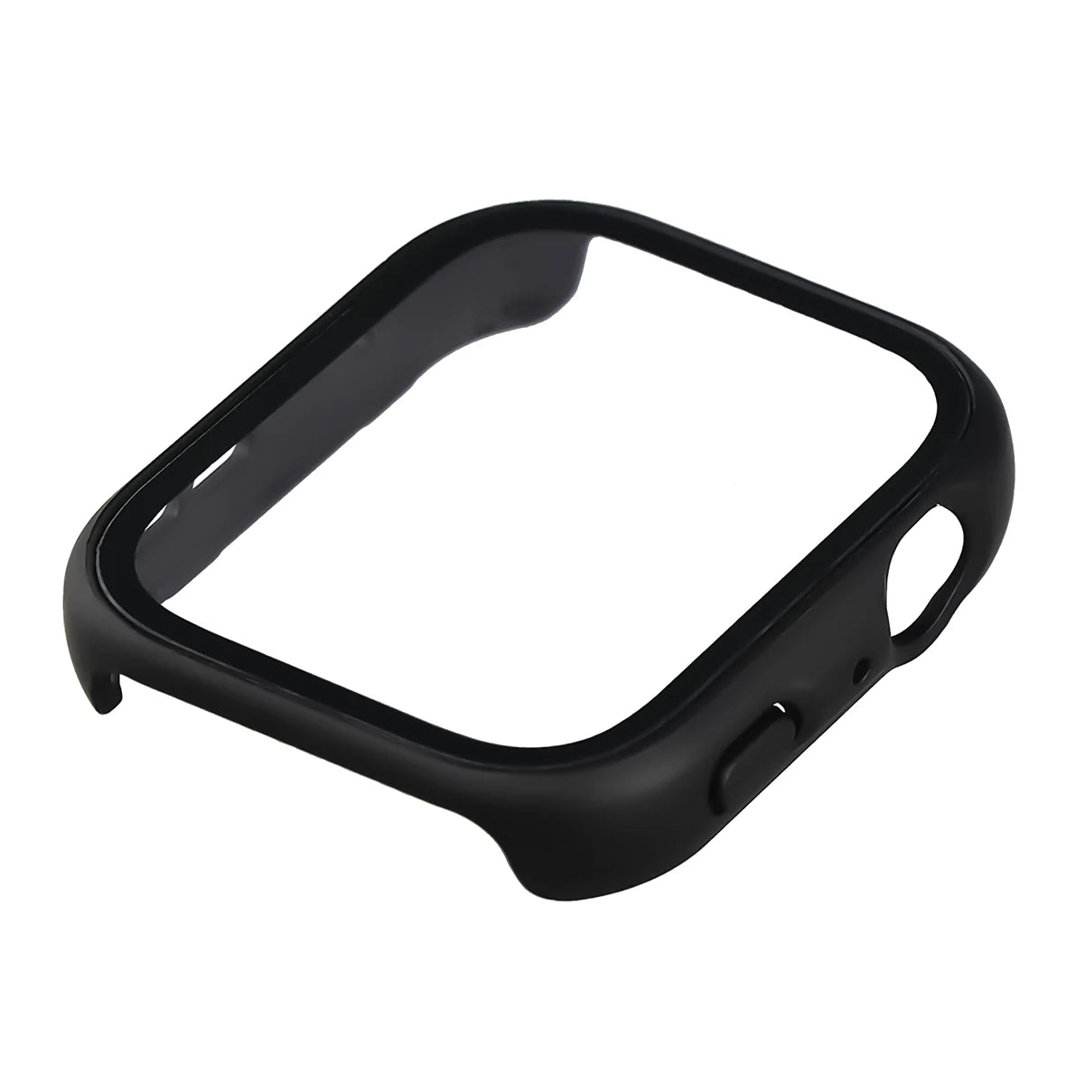 Schutzhülle mit Glas für Huawei Watch Fit 5, Bizon Case Watch Adamo, mattes Schwarz