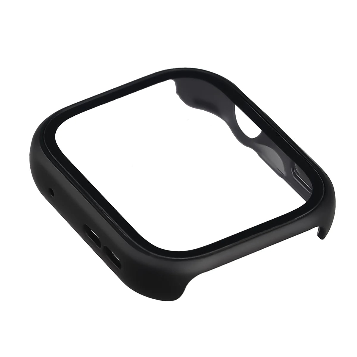 Schutzhülle mit Glas für Huawei Watch Fit 5, Bizon Case Watch Adamo, mattes Schwarz