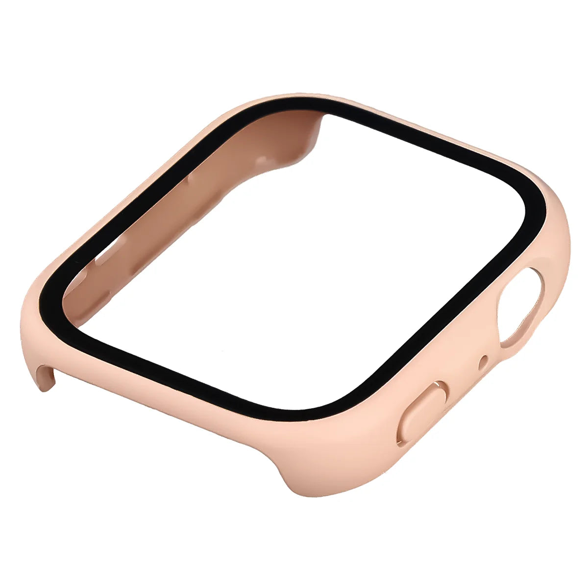 Schutzhülle mit Glas für Huawei Watch Fit 5, Bizon Case Watch Adamo, mattes Rosa