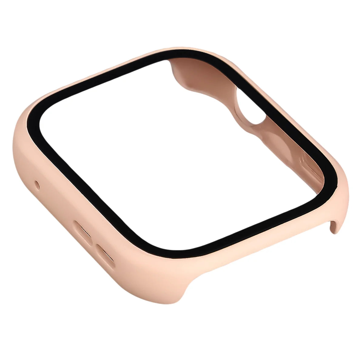 Schutzhülle mit Glas für Huawei Watch Fit 5, Bizon Case Watch Adamo, mattes Rosa
