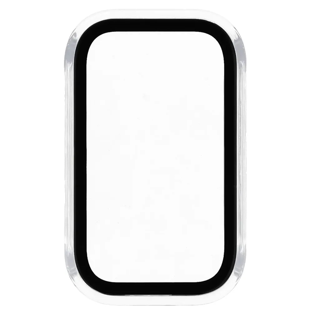 Schutzhülle mit Glas für Xiaomi Smart Band 11 Active, Bizon Case Watch Adamo, Transparent (8/8)