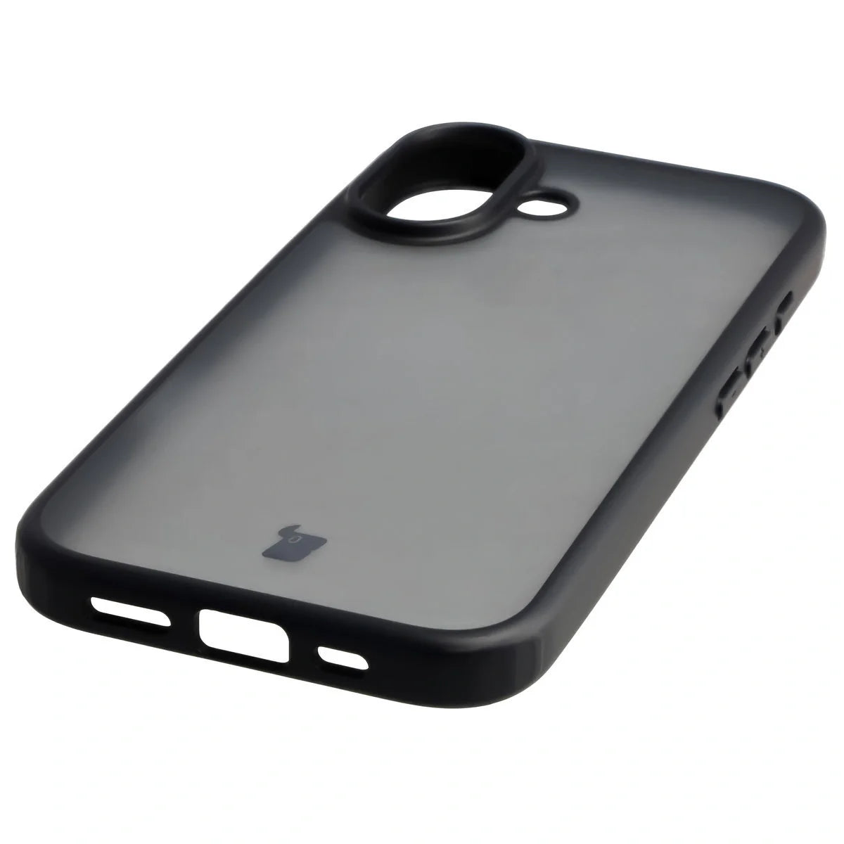 Handyhülle für iPhone 17, Bizon Case Angelo, Getönte mit schwarzem Rahmen