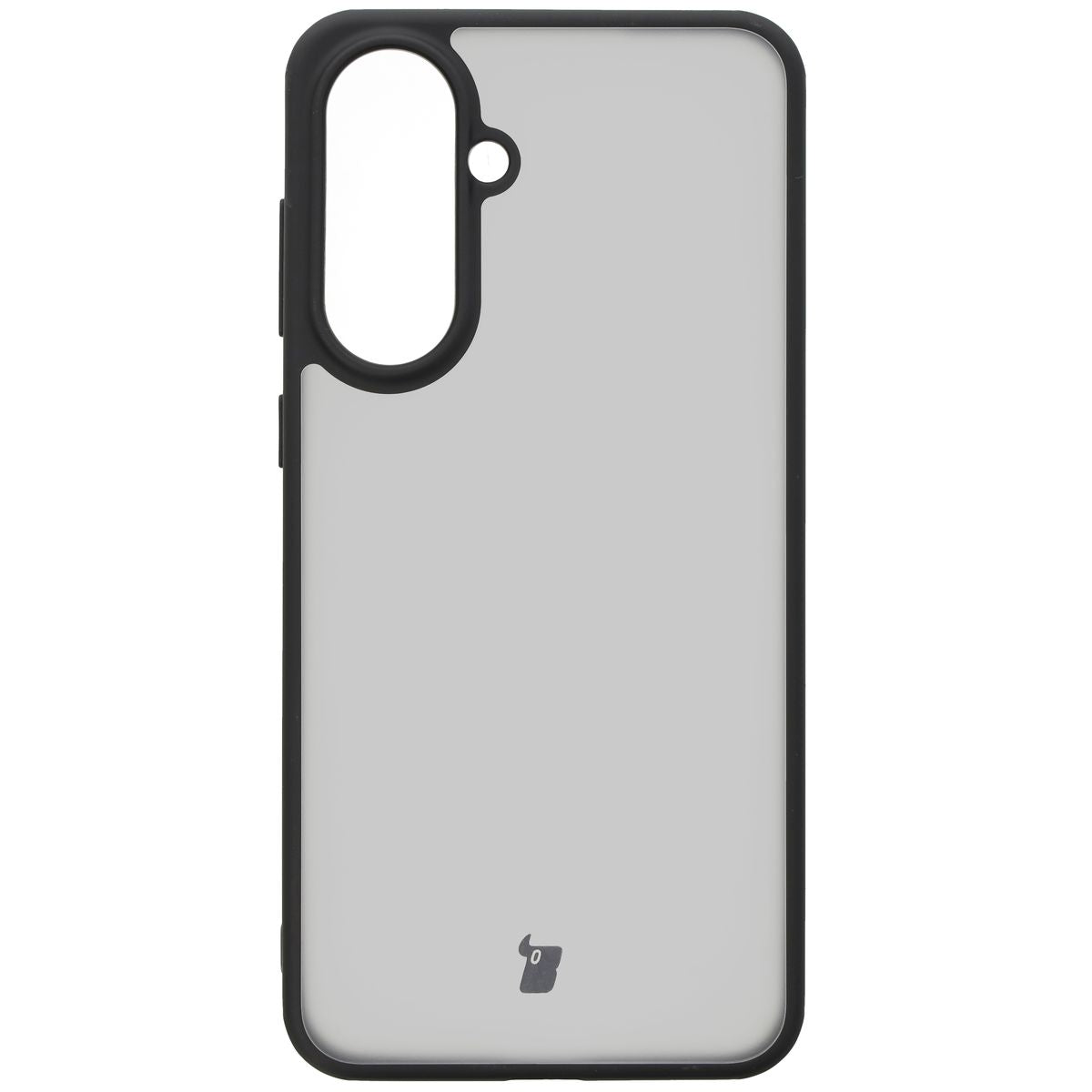 Handyhülle für Galaxy A56 5G, Bizon Case Angelo, Durchscheinend mit schwarzem Rahmen