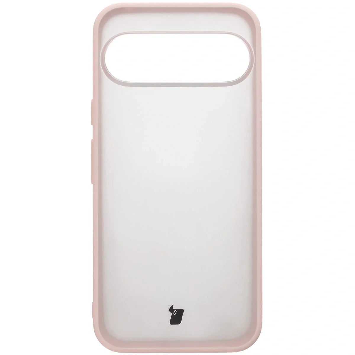 Handyhülle für Pixel 10 Pro XL, Bizon Case Angelo, Durchscheinend mit rosem Rahmen
