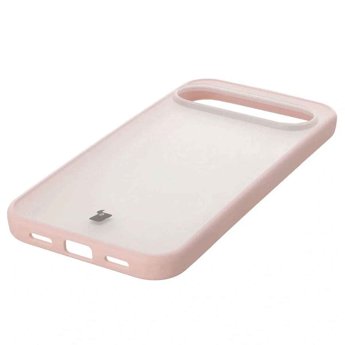 Handyhülle für Pixel 10 Pro XL, Bizon Case Angelo, Durchscheinend mit rosem Rahmen