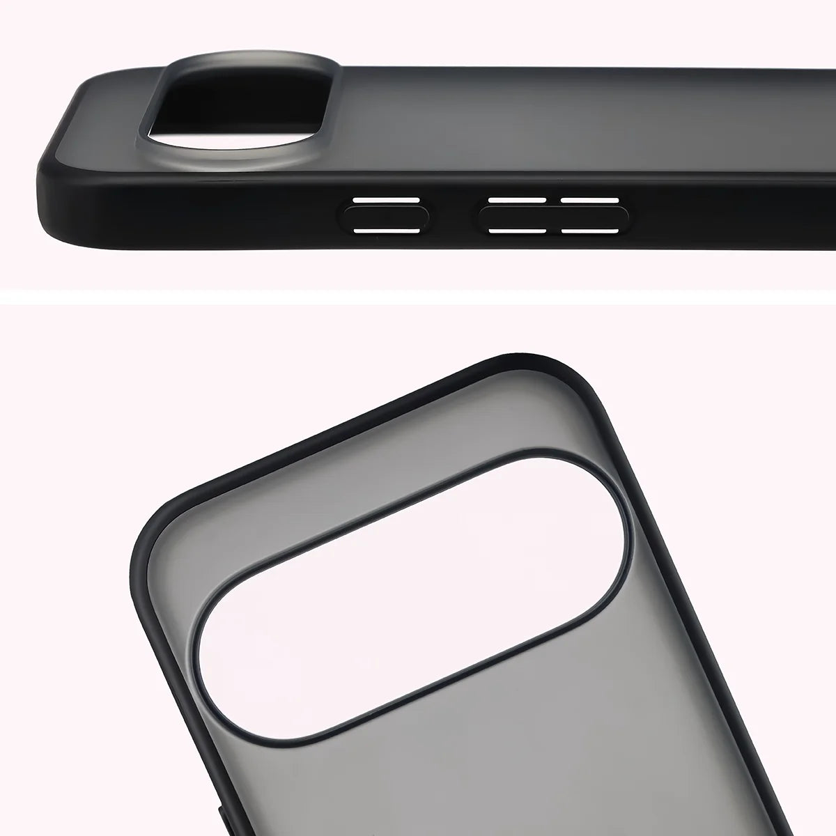 Handyhülle für Google Pixel 11 Pro XL / 10 Pro XL, Bizon Case Angelo, Getönte mit schwarzem Rahmen