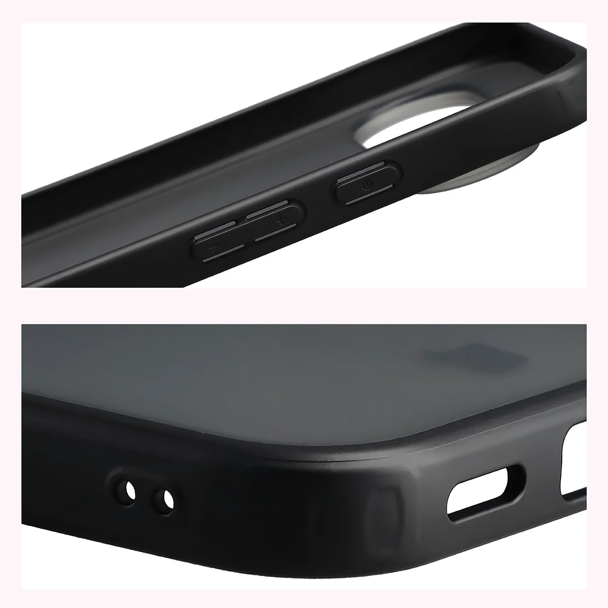 Handyhülle für Google Pixel 11 Pro XL / 10 Pro XL, Bizon Case Angelo, Getönte mit schwarzem Rahmen