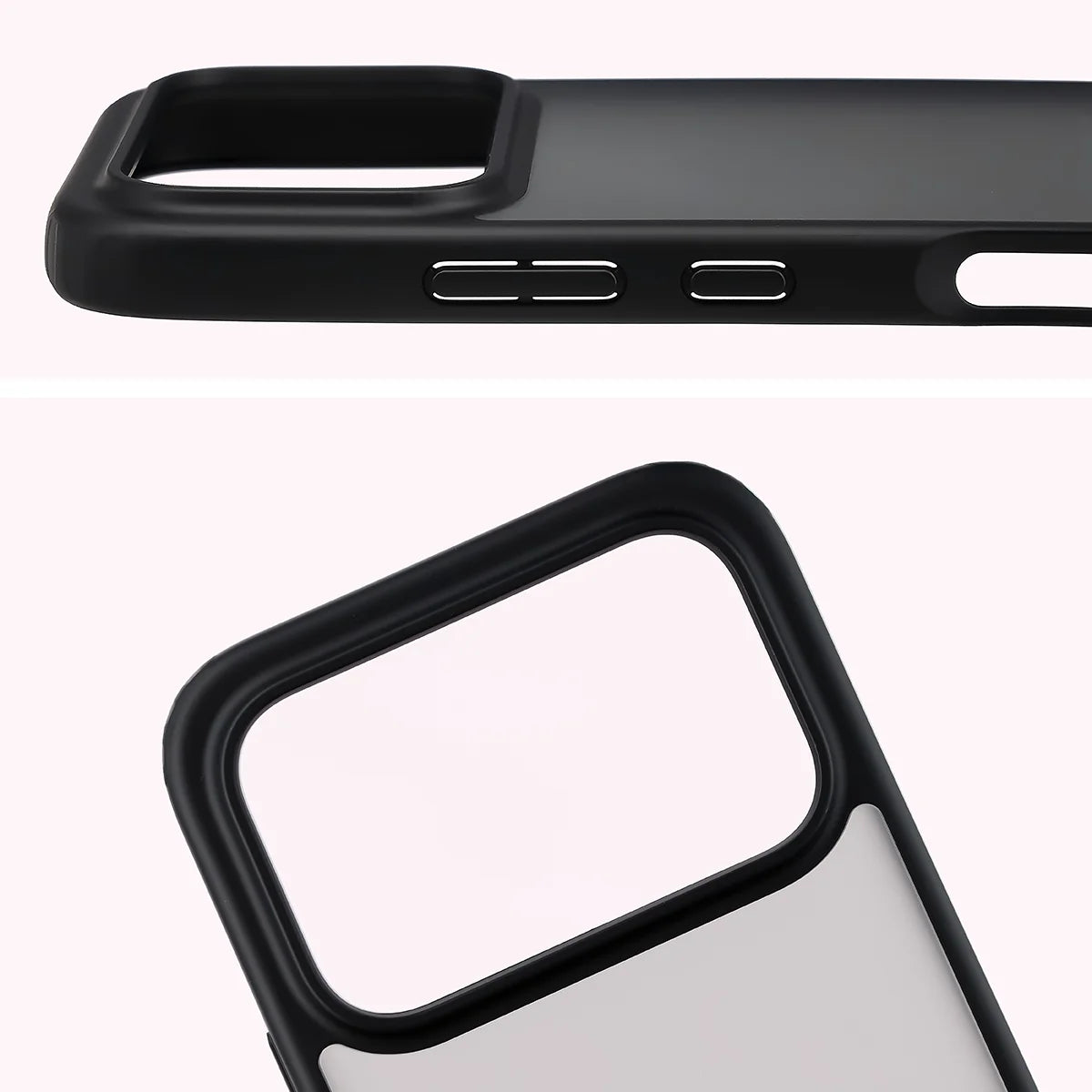 Handyhülle für Honor 600 5G / 600 Pro 5G, Bizon Case Angelo, Getönte mit schwarzem Rahmen