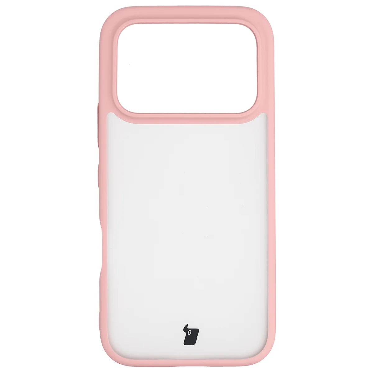 Handyhülle für Honor 600 5G / 600 Pro 5G, Bizon Case Angelo, Semitransparent mit hellrosem Rahmen