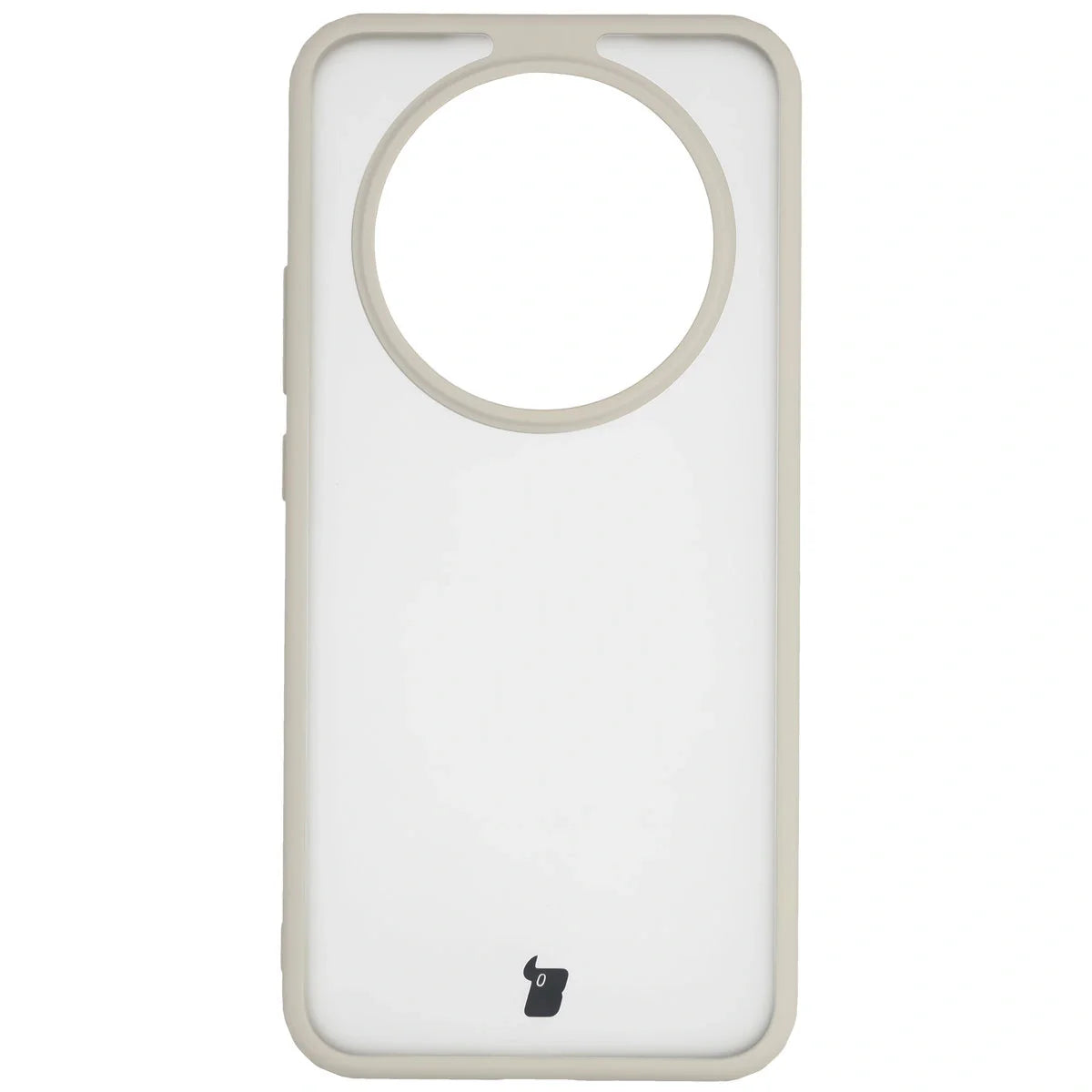 Handyhülle für Honor Magic8 Lite, Bizon Case Angelo, Semitransparent mit beigem Rahmen