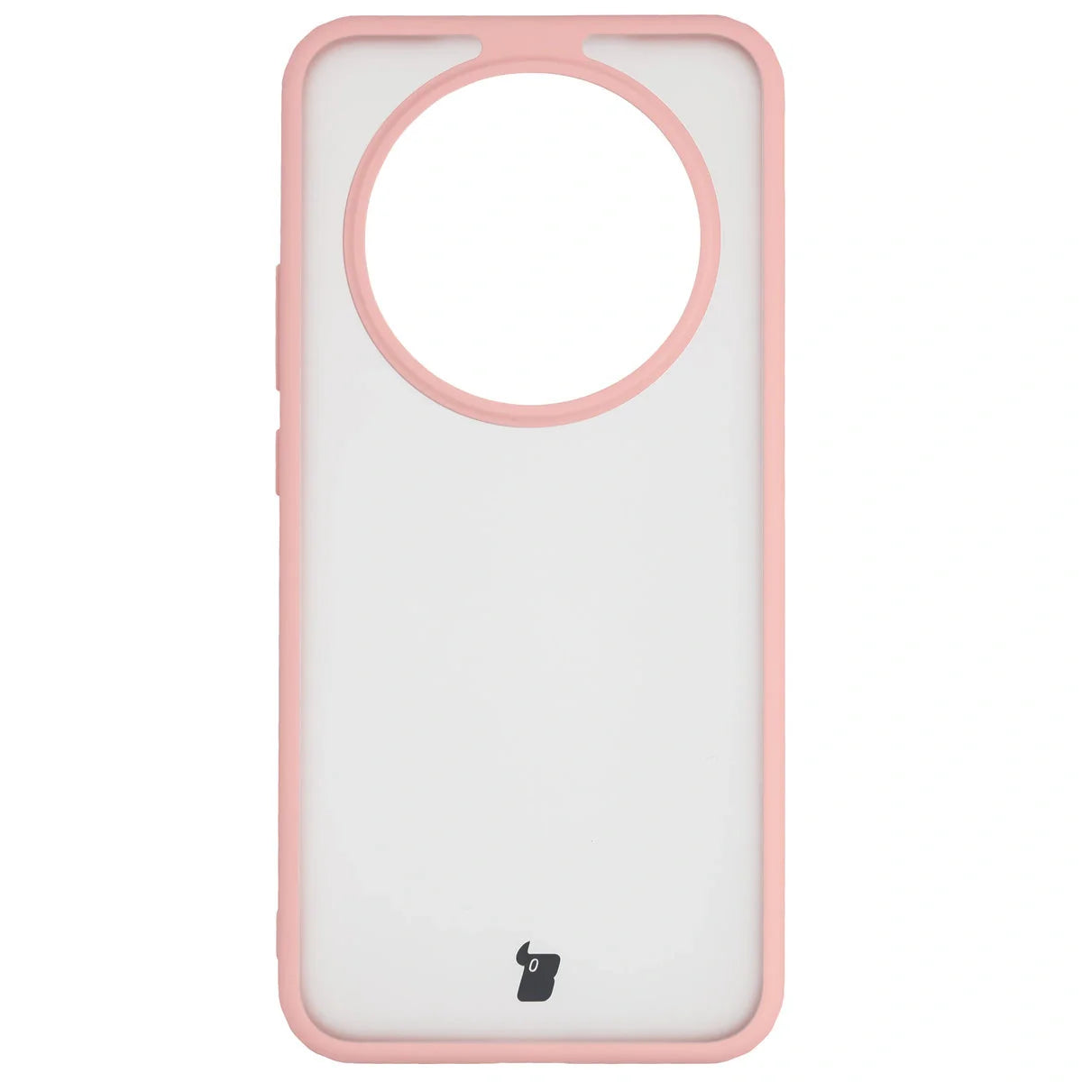 Handyhülle für Honor Magic8 Lite, Bizon Case Angelo, Semitransparent mit hellrosa Rahmen
