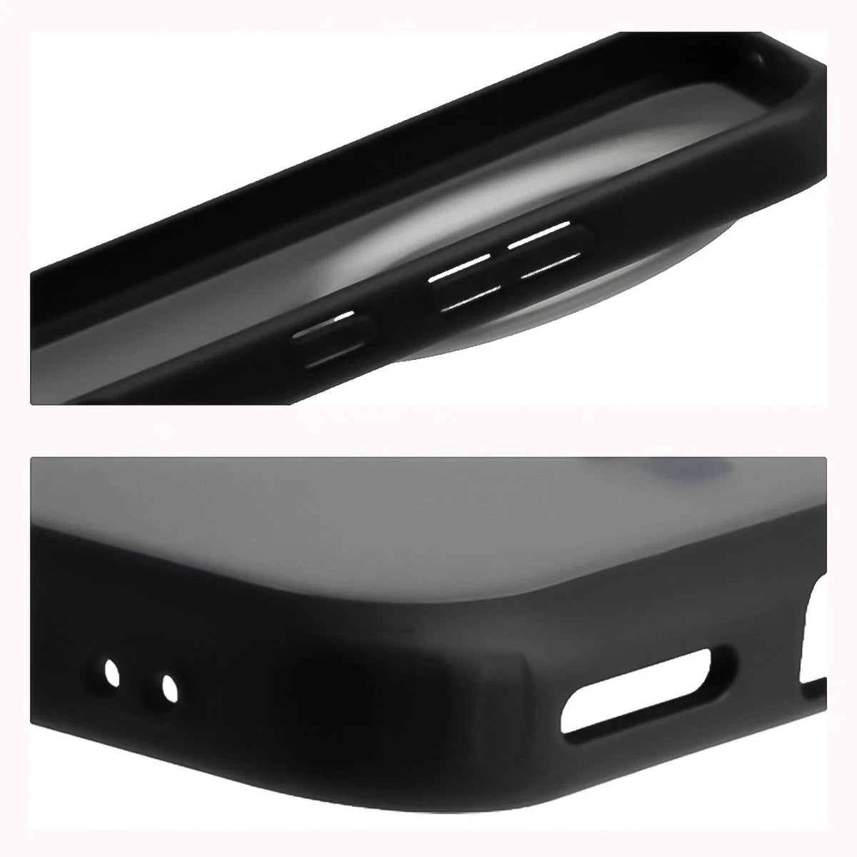 Handyhülle für Honor Magic8 Pro, Bizon Case Angelo, Getönte mit schwarzem Rahmen