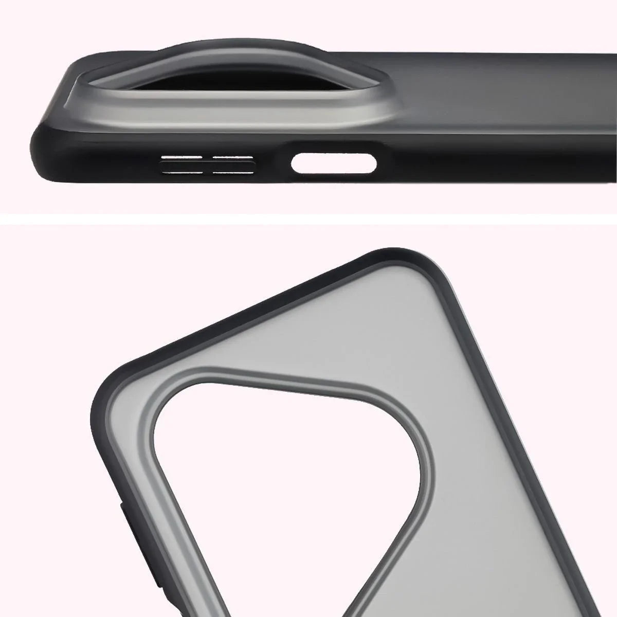 Handyhülle für Huawei Pura 80 Pro / Pro Plus, Bizon Case Angelo, Getönte mit schwarzem Rahmen