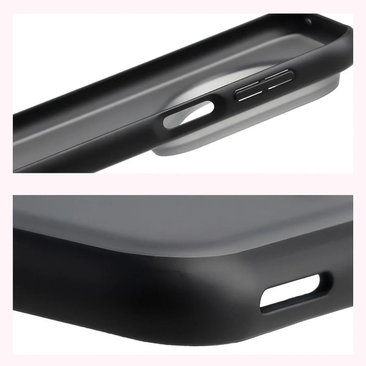 Handyhülle für Huawei Pura 80 Pro / Pro Plus, Bizon Case Angelo, Getönte mit schwarzem Rahmen
