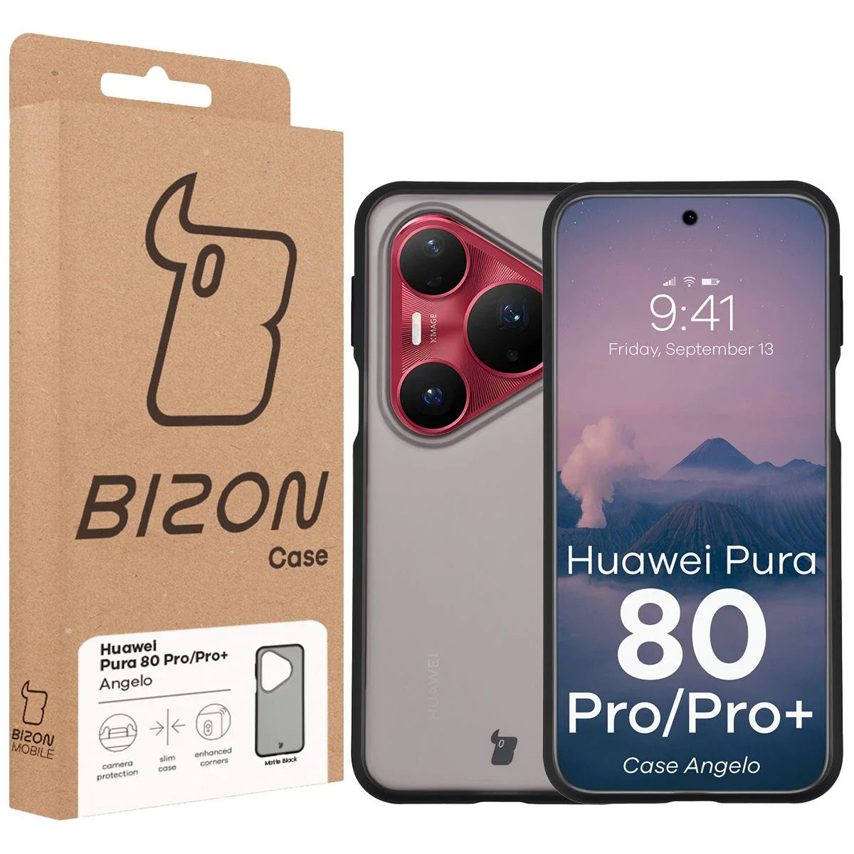 Handyhülle für Huawei Pura 80 Pro / Pro Plus, Bizon Case Angelo, Getön