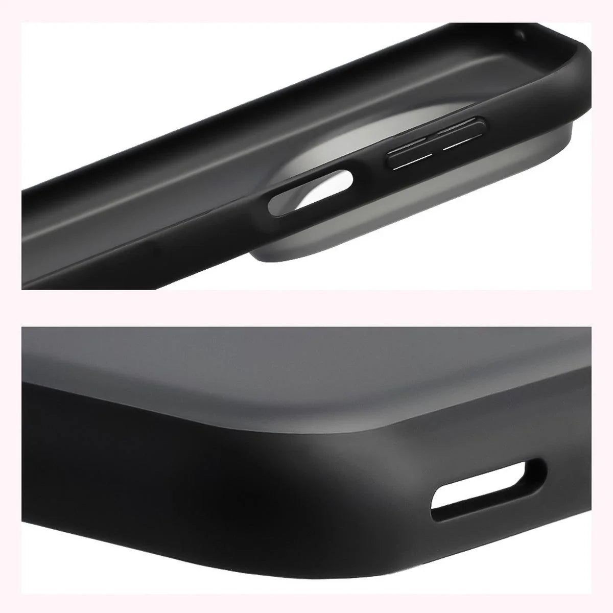 Handyhülle für Huawei Pura 80 Ultra, Bizon Case Angelo, Getönte mit schwarzem Rahmen