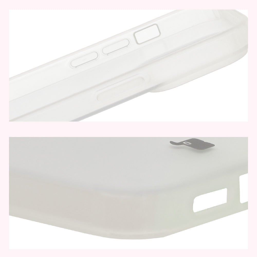 Handyhülle für iPhone 14 Pro, Bizon Case Angelo, Durchscheinend