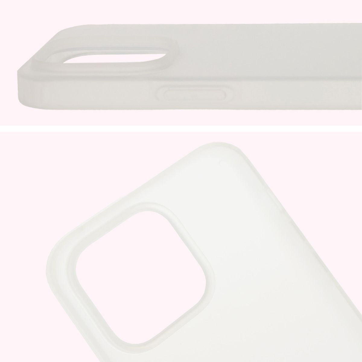 Handyhülle für iPhone 14 Pro Max, Bizon Case Angelo, Durchscheinend