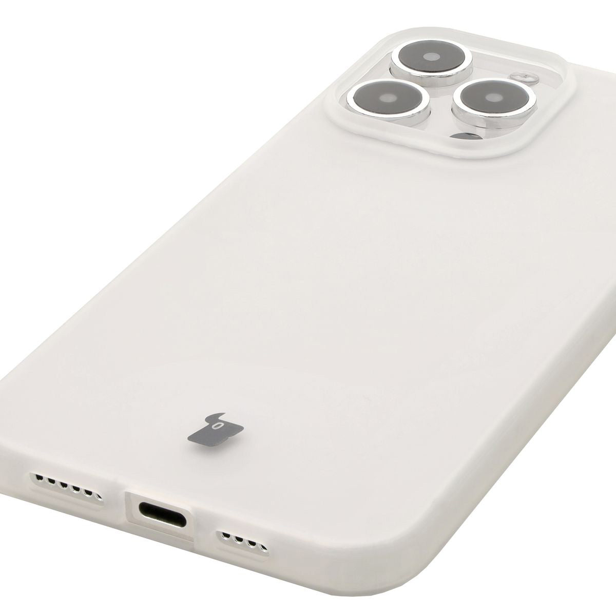 Handyhülle für iPhone 15 Pro Max, Bizon Case Angelo, Durchscheinend