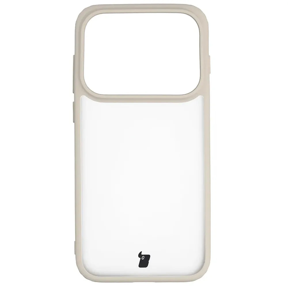 Handyhülle für OPPO Find X10, Bizon Case Angelo, Semitransparent mit beigem Rahmen (2/6)