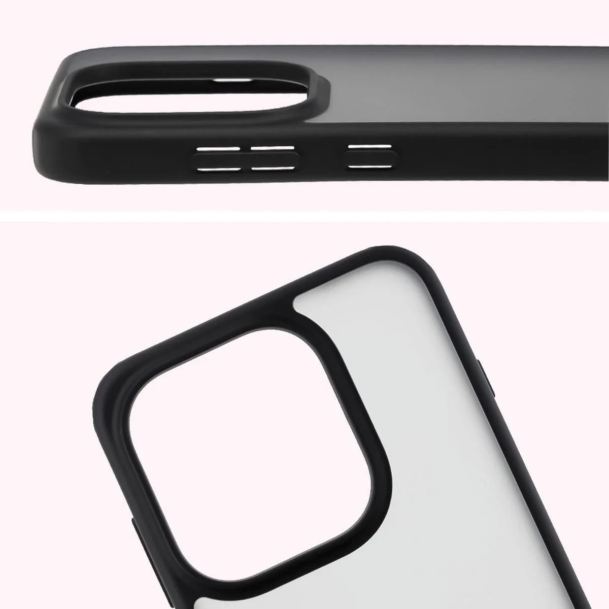 Handyhülle für Oppo Find X9, Bizon Case Angelo, Getönte mit schwarzem Rahmen