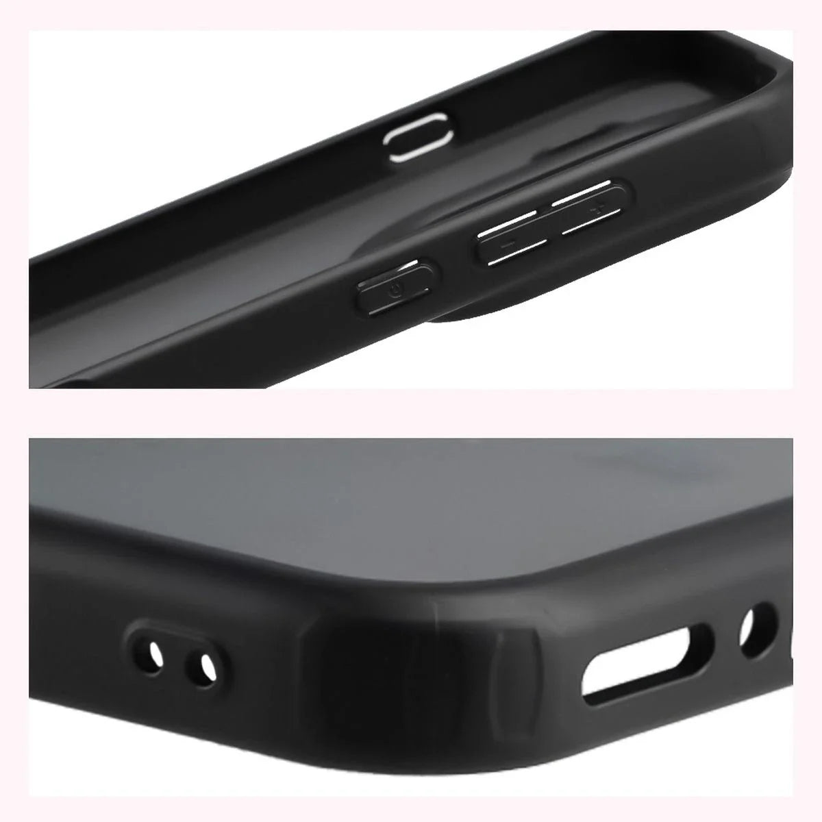 Handyhülle für Oppo Find X9 Pro, Bizon Case Angelo, Getönte mit schwarzem Rahmen