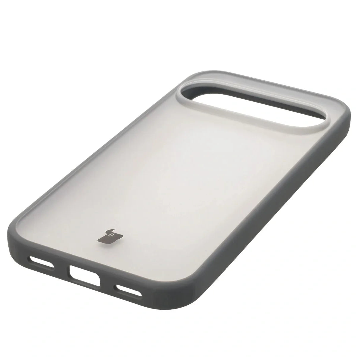 Handyhülle für Pixel 10 / 10 Pro, Bizon Case Angelo, Durchscheinend mit grauem Rahmen