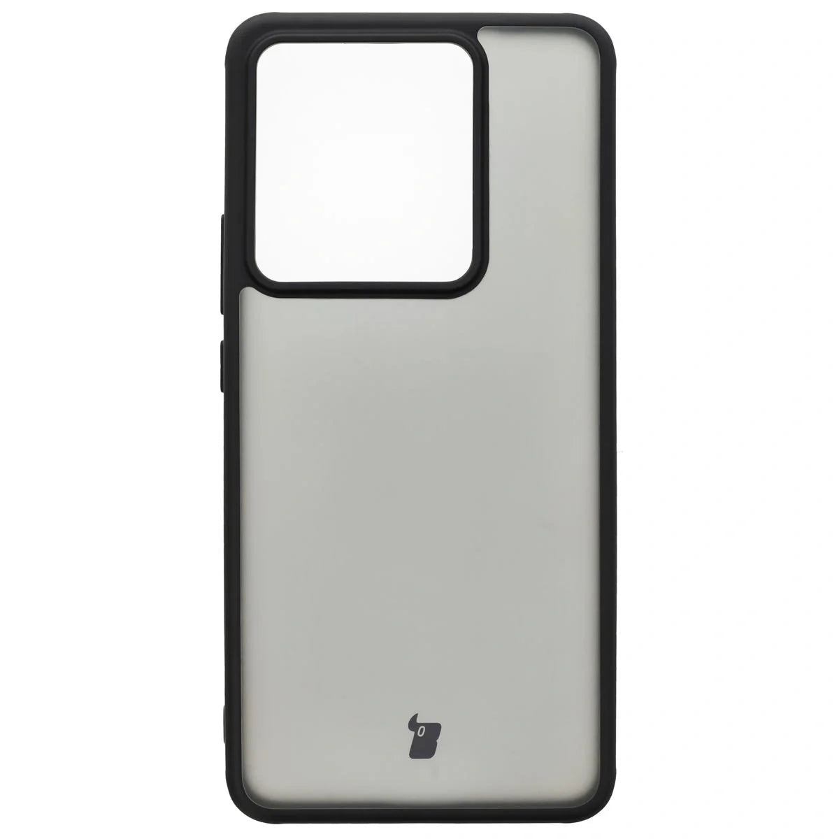 Handyhülle für Realme GT 7 / 7T, Bizon Case Angelo, Durchscheinend mit schwarzem Rahmen