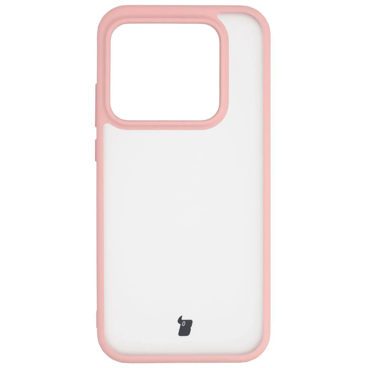 Handyhülle für Realme GT 8 Pro, Bizon Case Angelo, Semitransparent mit hellrosa Rahmen