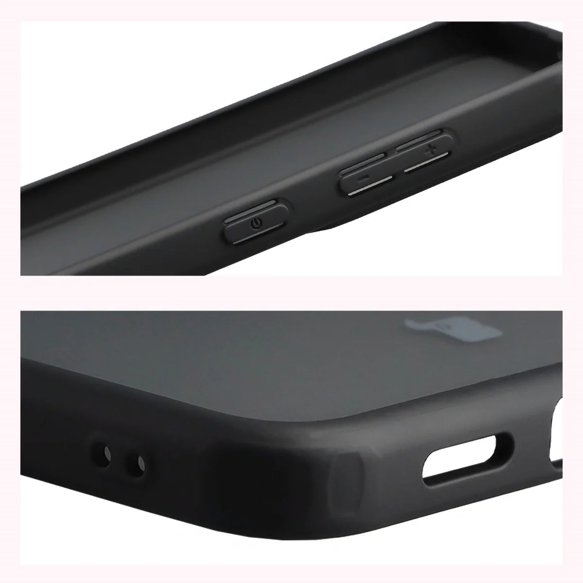Handyhülle für Galaxy S26 FE / S25 FE, Bizon Case Angelo, Getönte mit schwarzem Rahmen (4/6)