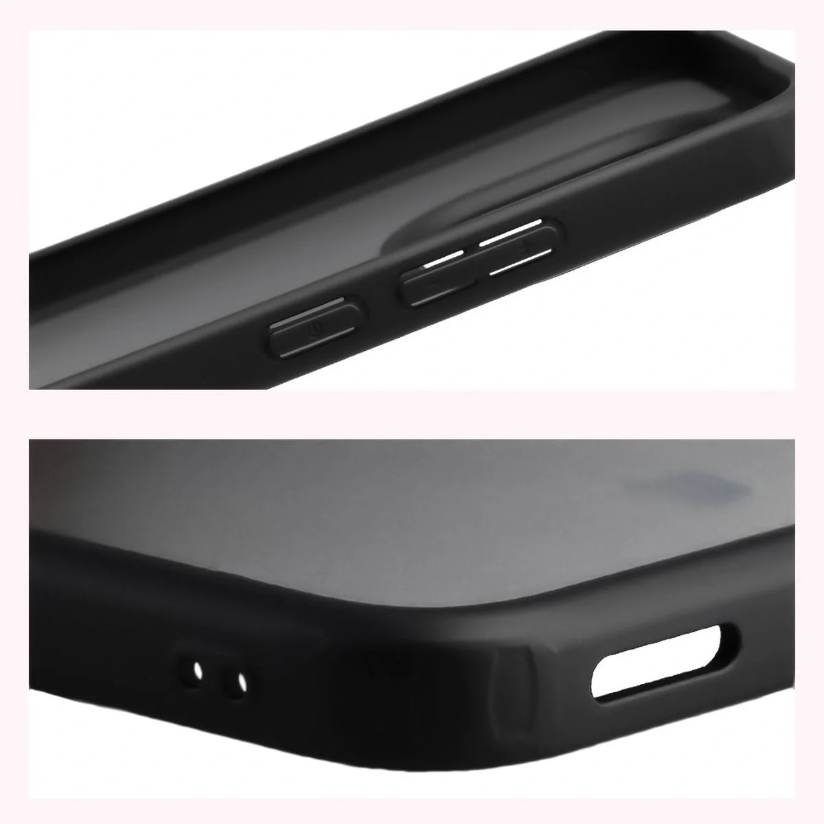 Handyhülle für Xiaomi 15T, Bizon Case Angelo, Getönte mit schwarzem Rahmen