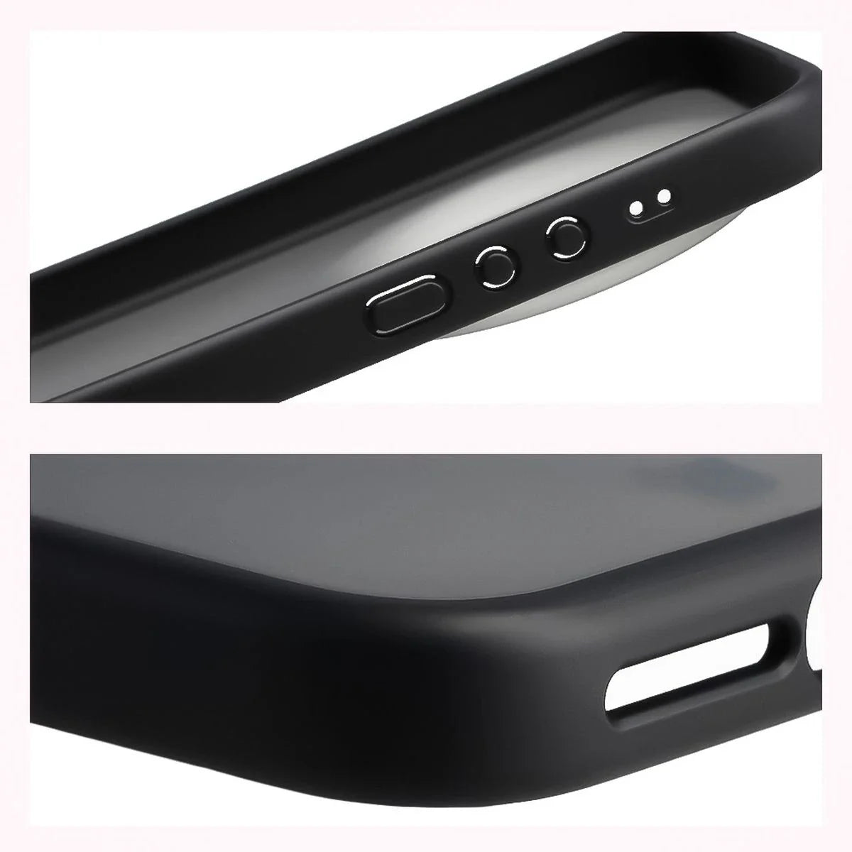 Handyhülle für Xiaomi 17 Ultra, Bizon Case Angelo, Getönte mit schwarzem Rahmen