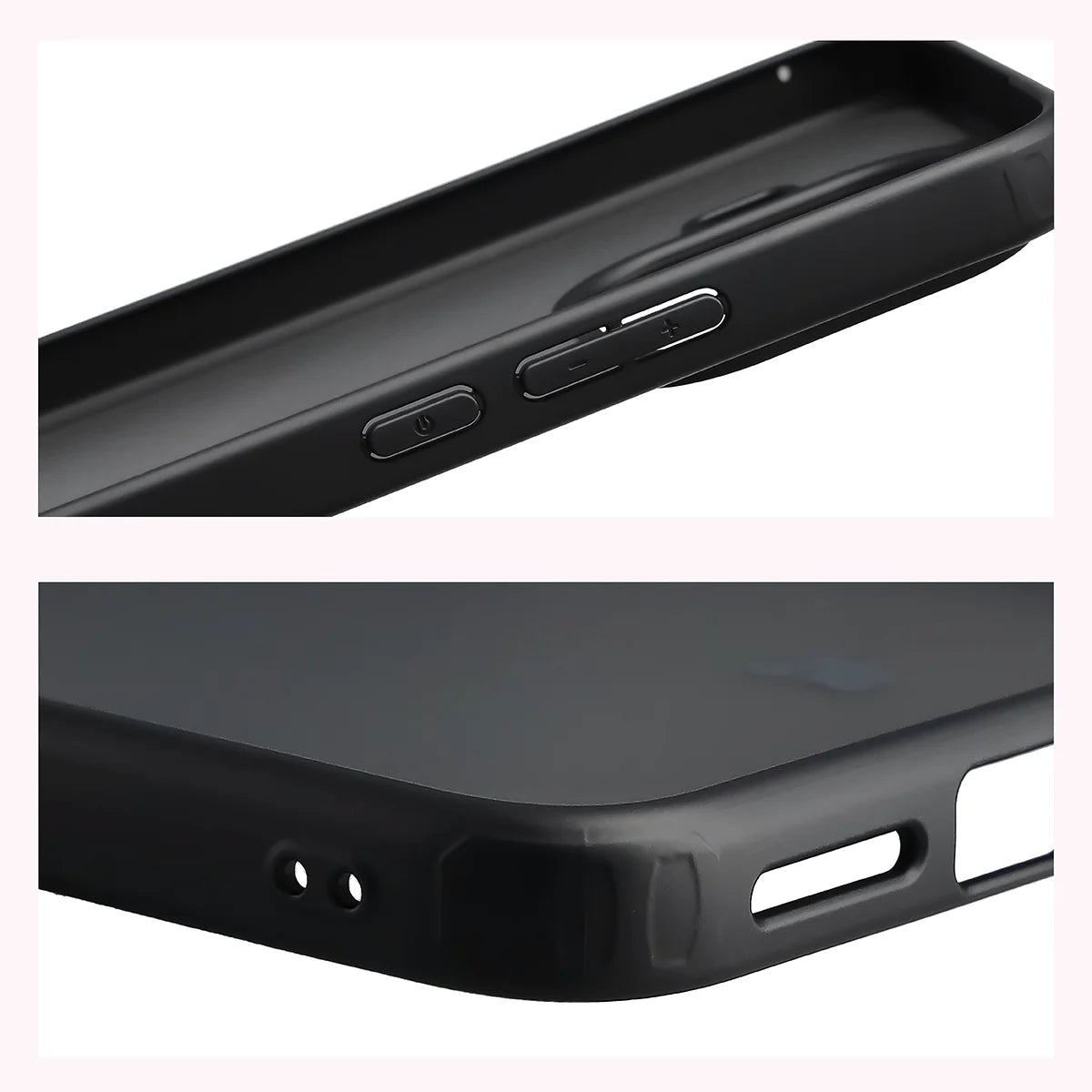Handyhülle für Xiaomi 17T Pro, Bizon Case Angelo, Getönte mit schwarzem Rahmen