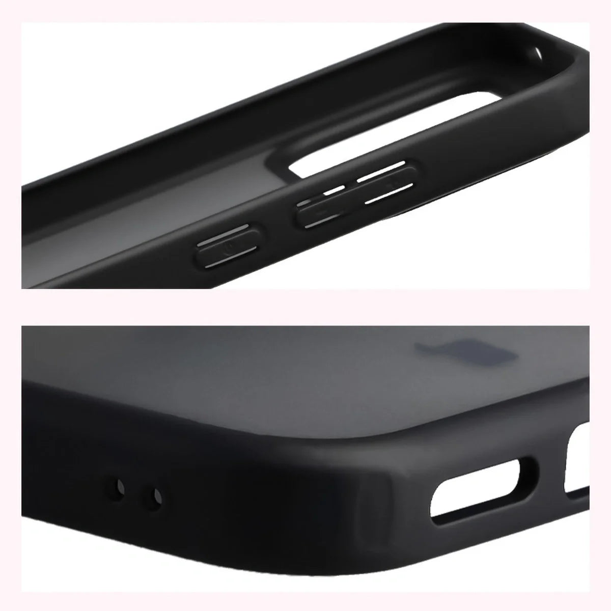 Handyhülle für Xiaomi POCO F8 Pro, Bizon Case Angelo, Getönte mit schwarzem Rahmen