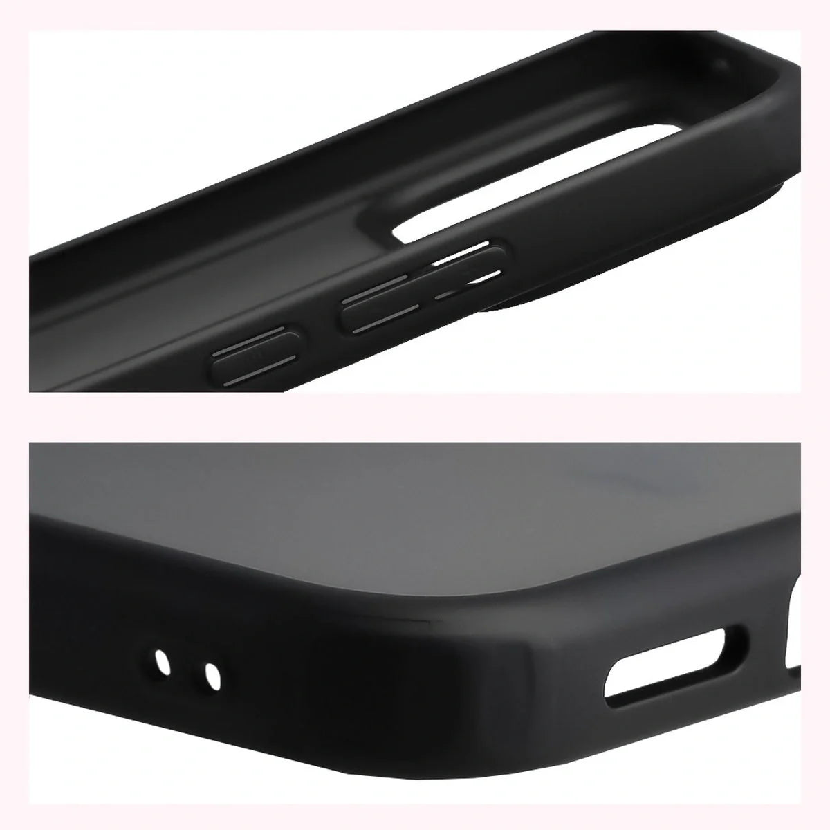 Handyhülle für Xiaomi POCO F8 Ultra, Bizon Case Angelo, Getönte mit schwarzem Rahmen