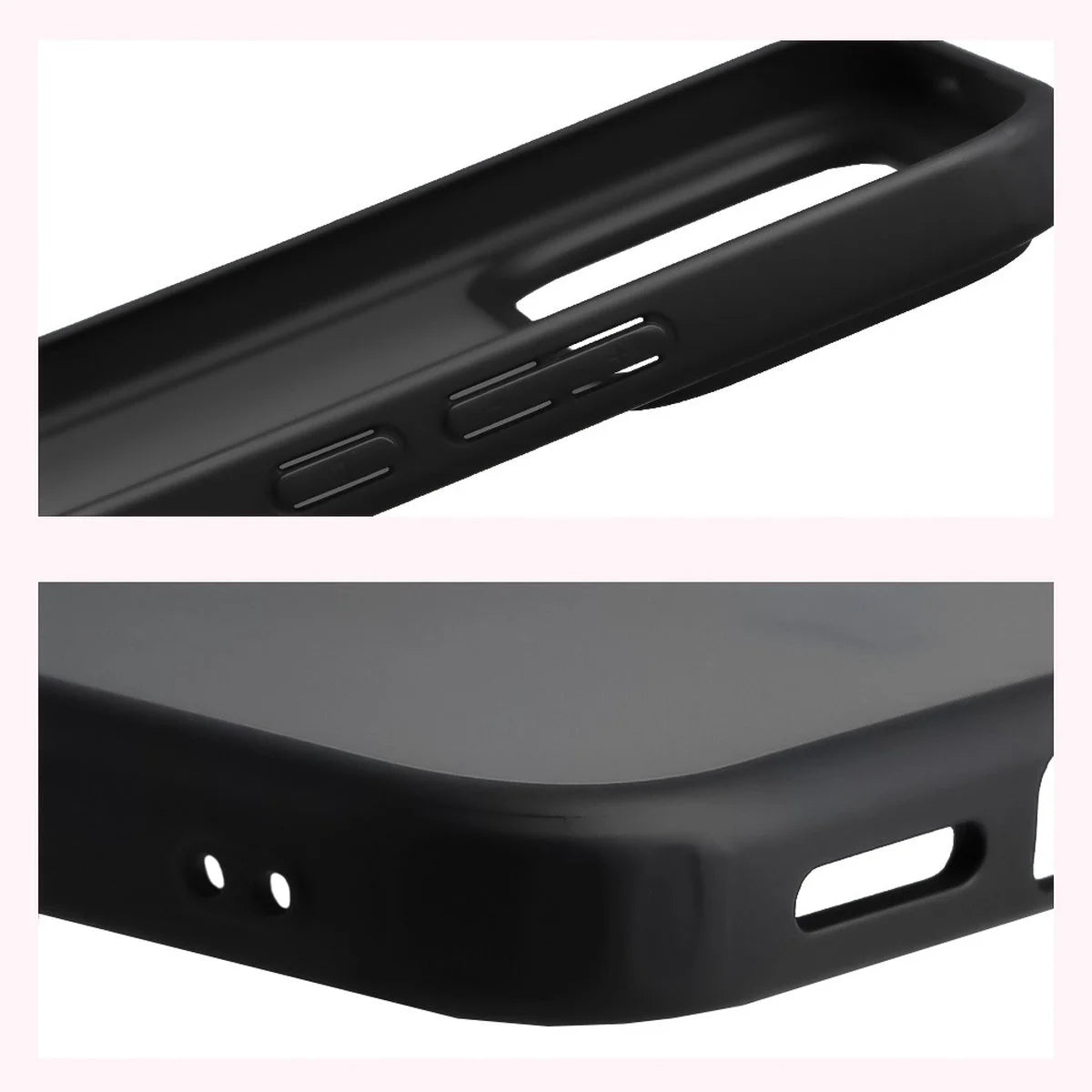Handyhülle für Xiaomi POCO F9 Ultra, Bizon Case Angelo, Getönte mit schwarzem Rahmen (4/6)