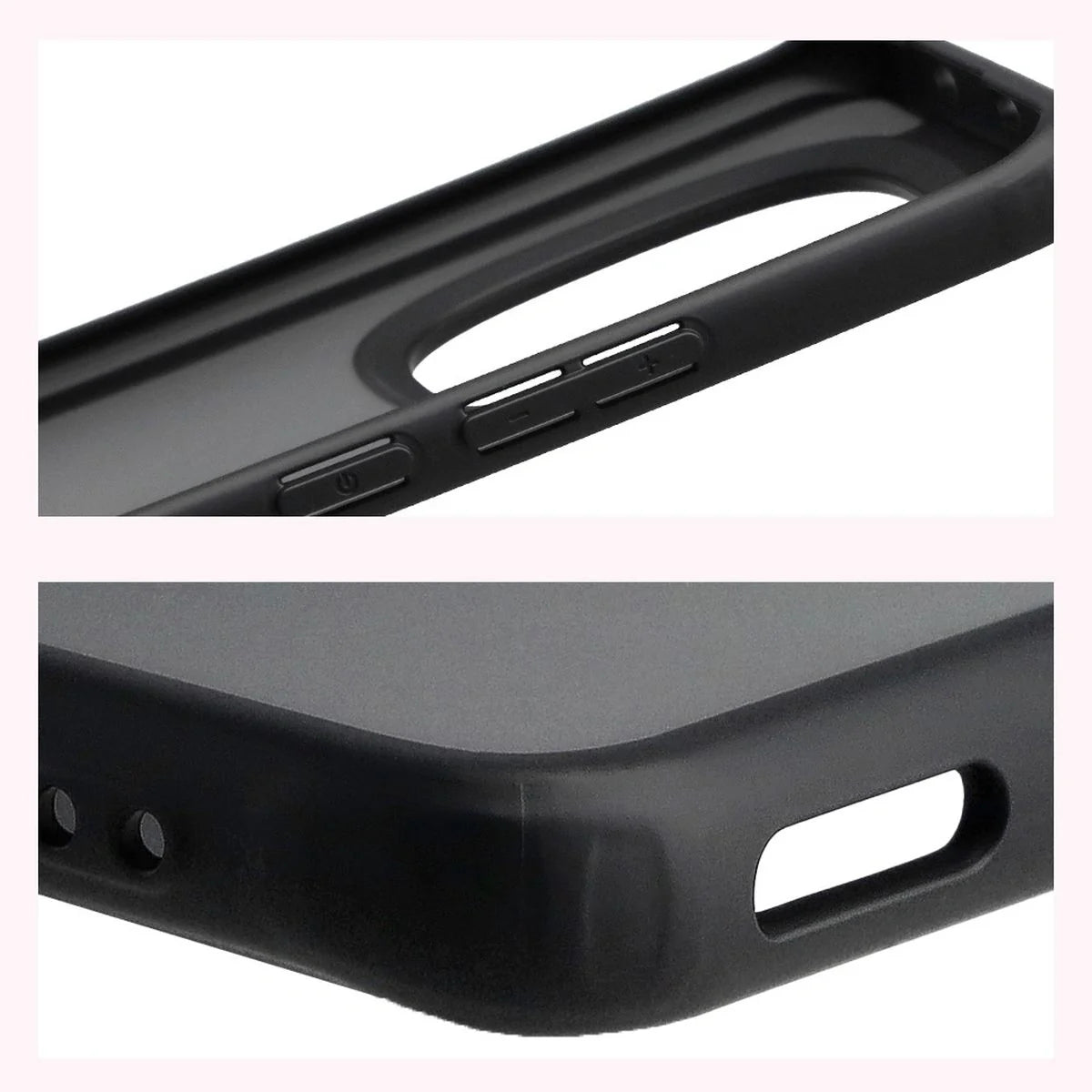 Handyhülle für Xiaomi Redmi Note 15 4G / 5G / POCO M8 5G, Bizon Case Angelo, Getönte mit schwarzem Rahmen