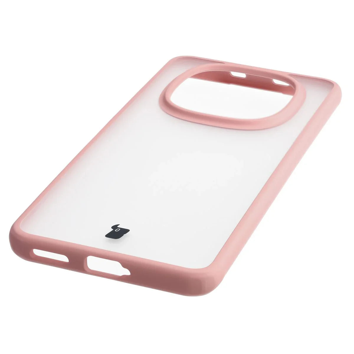 Handyhülle für Xiaomi Redmi Note 15 / POCO M8 5G, Bizon Case Angelo, Semitransparent mit hellrosa Rahmen