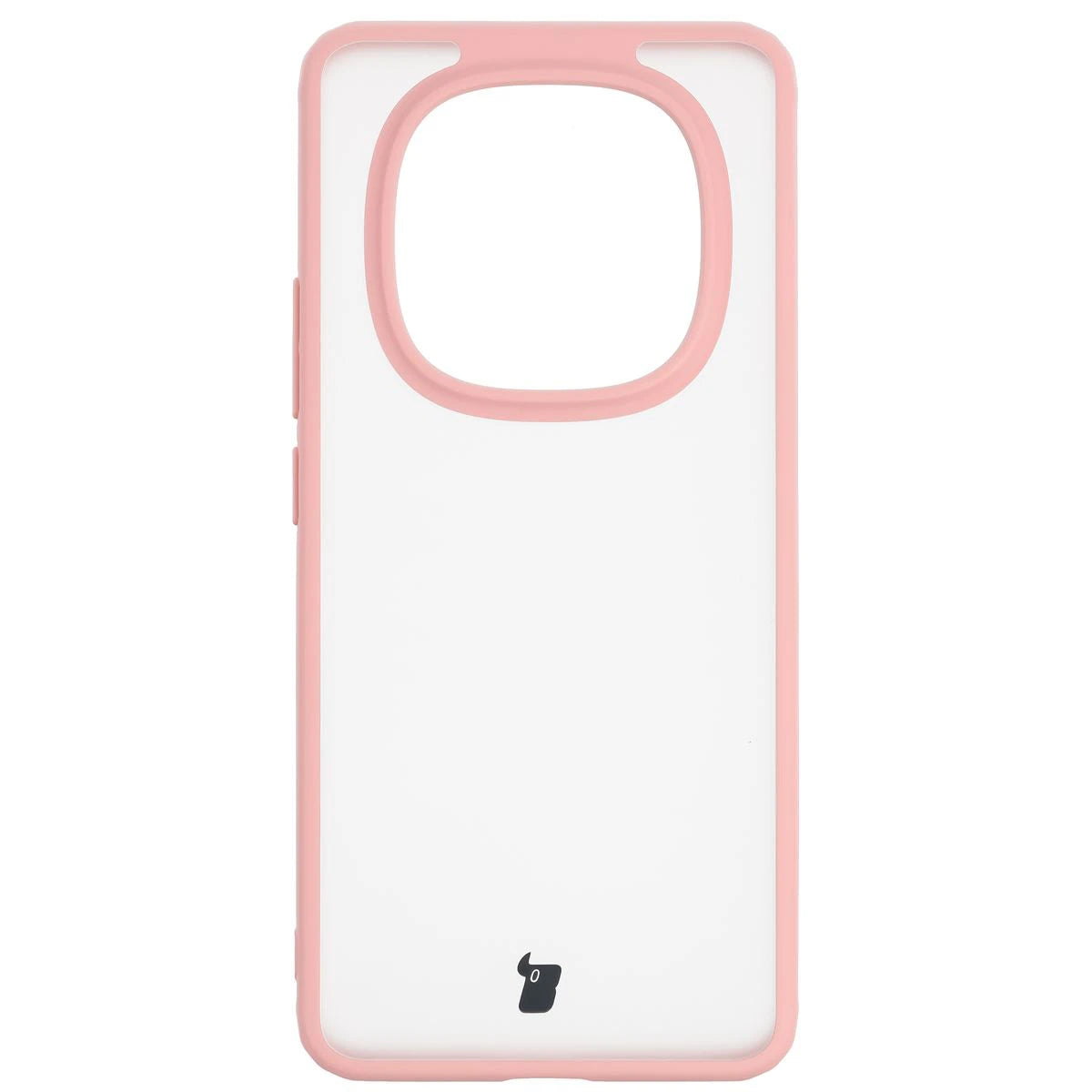 Handyhülle für Xiaomi Redmi Note 15 / POCO M8 5G, Bizon Case Angelo, Semitransparent mit hellrosa Rahmen