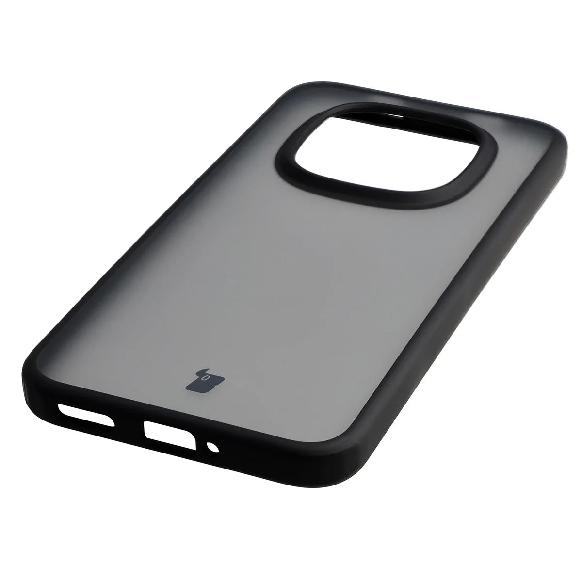 Handyhülle für Xiaomi Redmi Note 15 Pro 5G, Bizon Case Angelo, Getönte mit schwarzem Rahmen