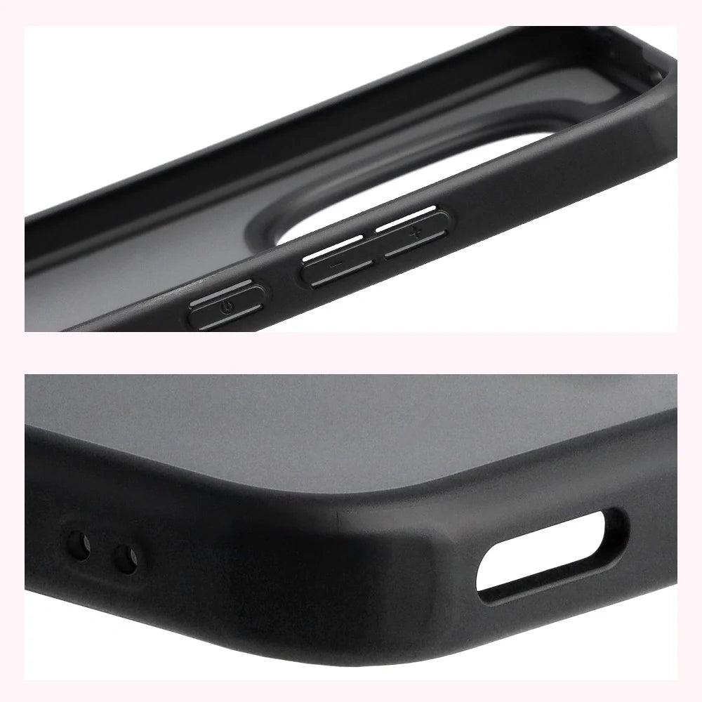 Handyhülle für Xiaomi Redmi Note 15 Pro Plus 5G / POCO M8 Pro 5G, Bizon Case Angelo, Getönte mit schwarzem Rahmen