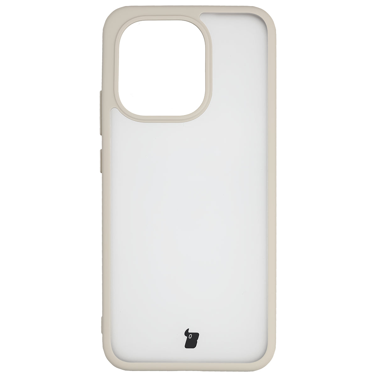 Handyhülle für Xiaomi Redmi Note 17 5G, Bizon Case Angelo, Semitransparent mit beigem Rahmen (2/6)
