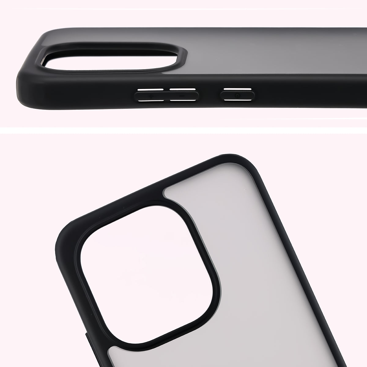 Handyhülle für Xiaomi Redmi Note 17 5G, Bizon Case Angelo, Getönte mit schwarzem Rahmen (3/6)
